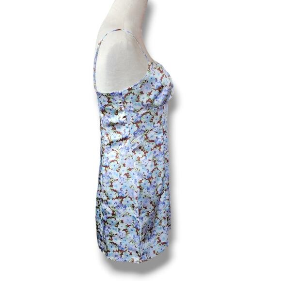 LA Hearts Shirred Satin Dress - Picture 4 of 5